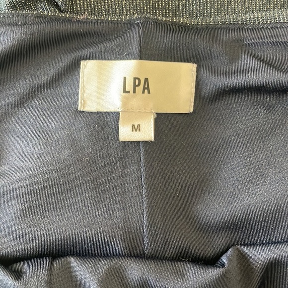 LPA x Revolve Pant 93 Navy & Silver Metallic M - Picture 9 of 10